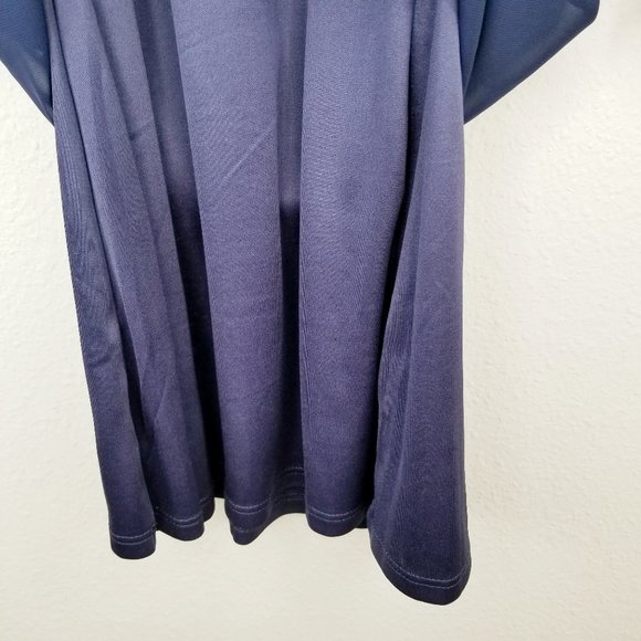 Want and Need Lattice Cutout Shift Dress Navy - Picture 9 of 13